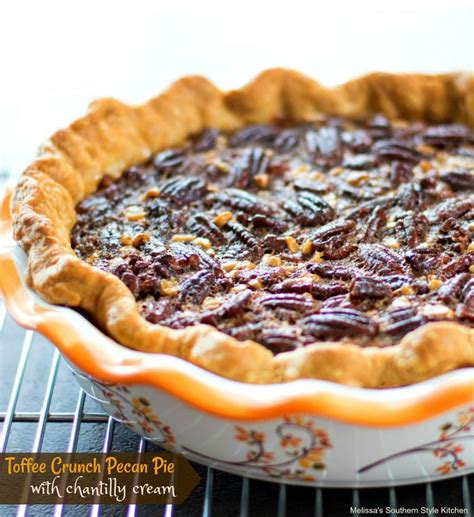 toffee-crunch-pecan-pie-with-chantilly-cream image