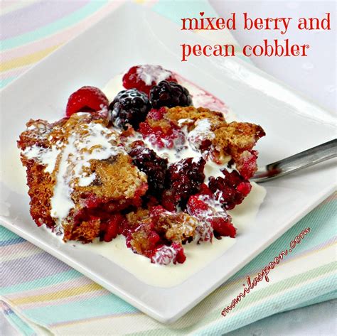mixed-berry-and-pecan-cobbler-manila-spoon image
