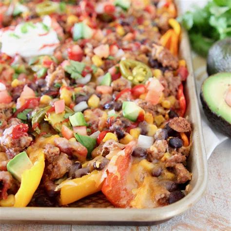 low-carb-nachos-with-sweet-mini-peppers image