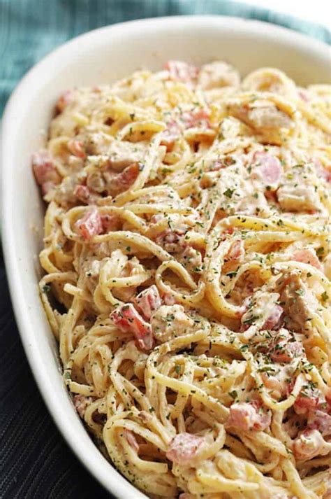 chicken-spaghetti-with-rotel-easy-cheesy-savory image