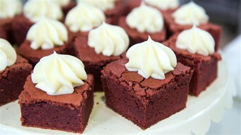 red-velvet-brownies-with-cream-cheese-frosting image