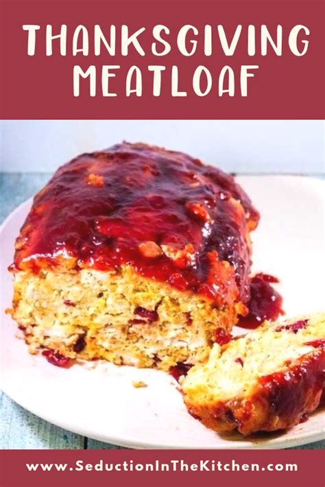 thanksgiving-meatloaf-with-cranberry-balsamic-glaze image