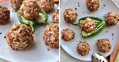 no-bake-jalapeno-popper-cheese-balls-with-bacon image
