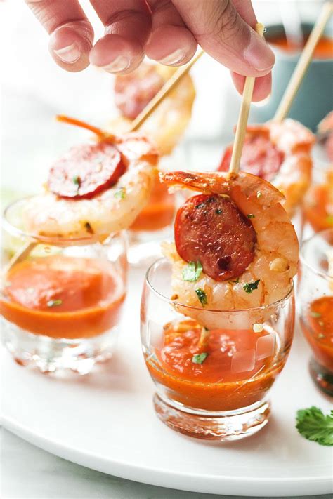 grilled-shrimp-and-chorizo-appetizers-eatwell101 image