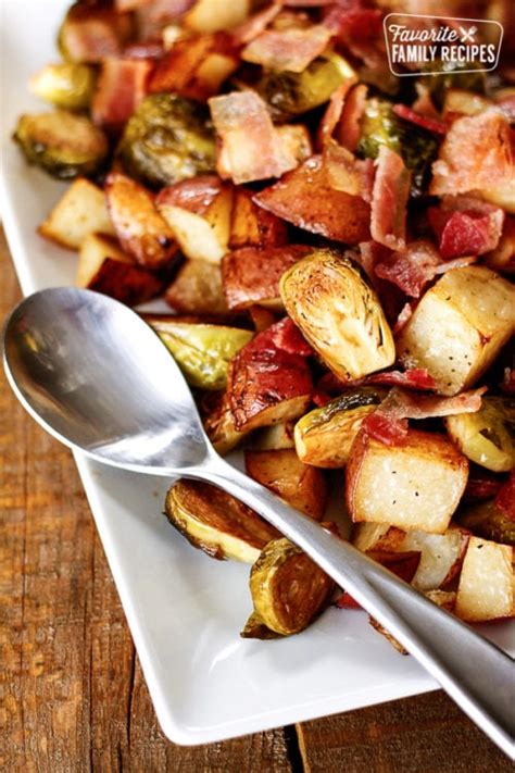 roasted-potatoes-with-brussels-sprouts-favorite image