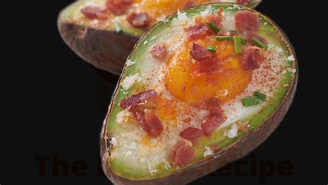 heavenly-baked-eggs-in-avocado-with-crispy-bacon image