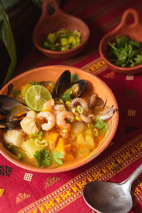 peruvian-fish-and-seafood-chowder-recipe-spice image