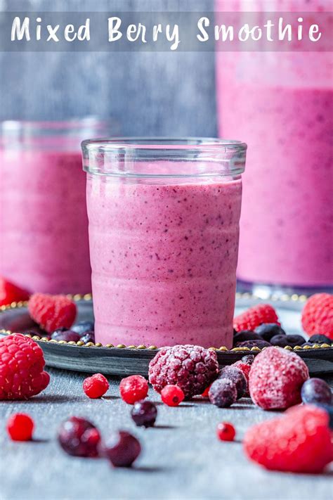 mixed-berry-smoothie-recipe-happy-foods-tube image