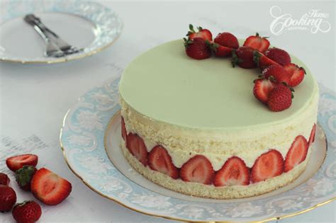 fraisier-recipe-french-strawberry-cake-with-marzipan image
