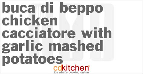buca-di-beppo-chicken-cacciatore-with-garlic-mashed image