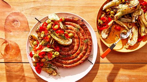 grilled-italian-sausage-with-fennel-salad-recipe-bon image