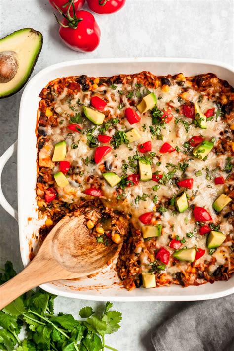 healthy-chicken-enchilada-casserole-kims-cravings image