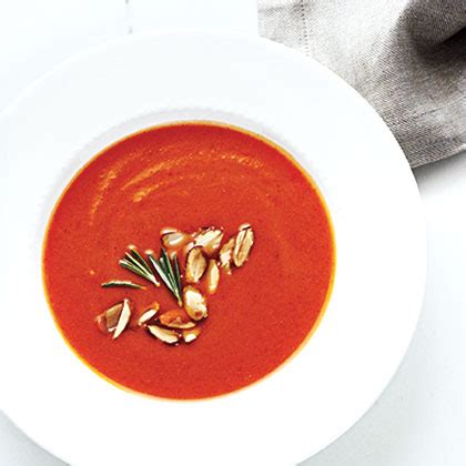 creamy-pumpkin-red-pepper-soup-recipe-myrecipes image