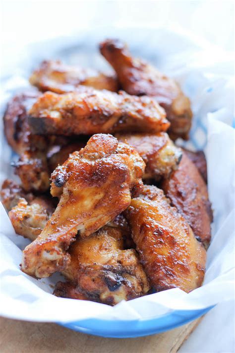 baked-apple-butter-brown-sugar-wings-damn-delicious image