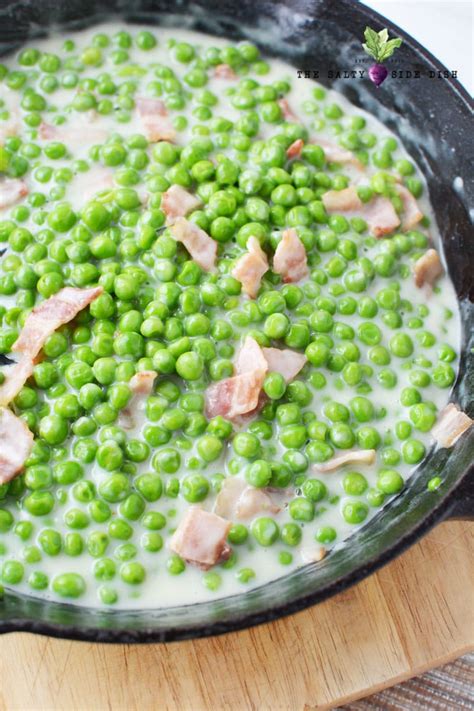 creamed-peas-with-bacon-and-white-sauce-salty-side image