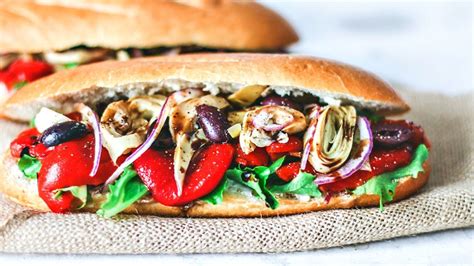 italian-antipasto-sandwich-vegetarian-sandwich image