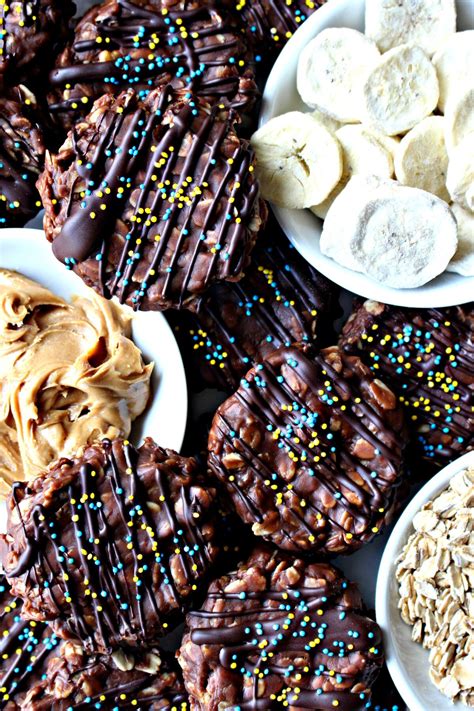 no-bake-chocolate-peanut-butter-banana-cookies image