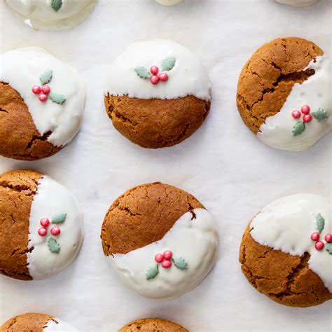 white-chocolate-dipped-ginger-cookies-simply image
