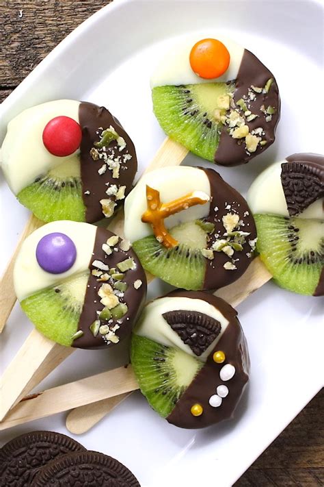 chocolate-dipped-kiwi-pops image