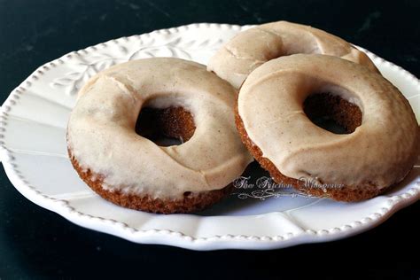baked-apple-cider-donuts-with-maple-bourbon-glaze image