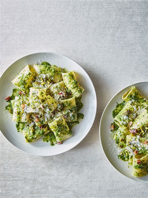pasta-with-ramp-pesto-and-guanciale image