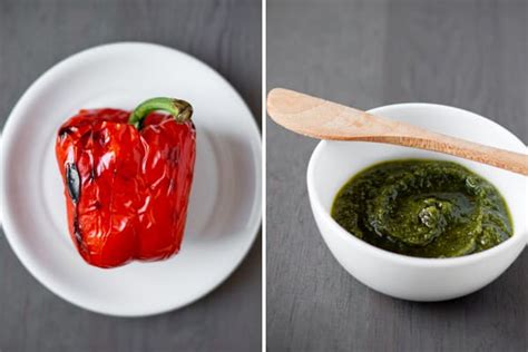 roasted-red-pepper-sandwiches-with-mozzarella-pesto image