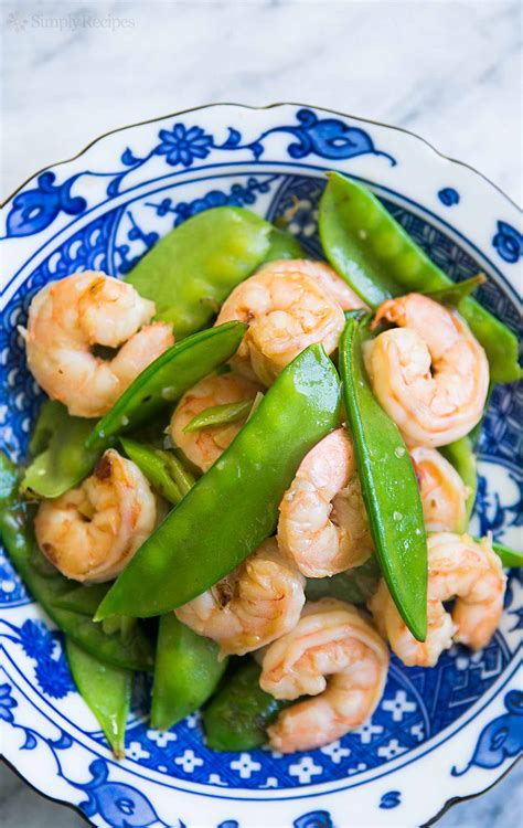 shrimp-with-snow-peas-recipe-simply image