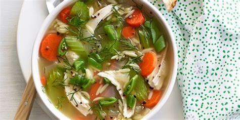 lemony-chicken-and-orzo-soup-recipe-womans-day image