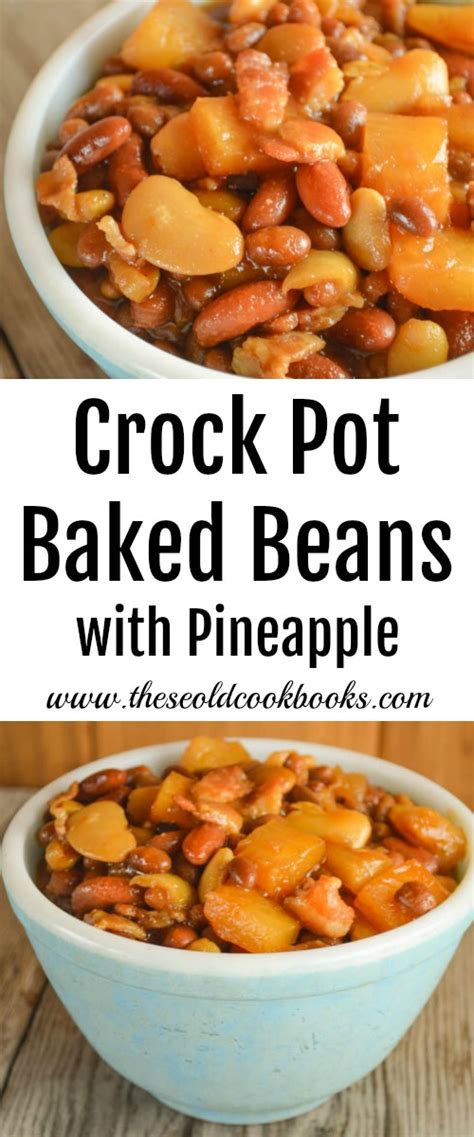 crock-pot-baked-beans-with-pineapple-chunks image