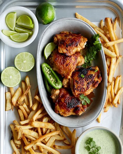 peruvian-roasted-chicken-with-green-sauce-kitchn image