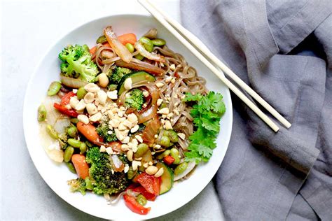 easy-vegan-stir-fry-with-edamame-marisa-moore-nutrition image