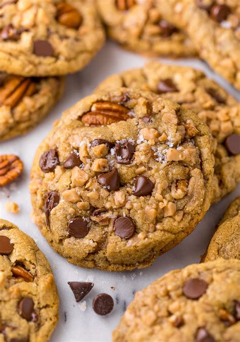 brown-butter-toffee-cookies-baker-by-nature image