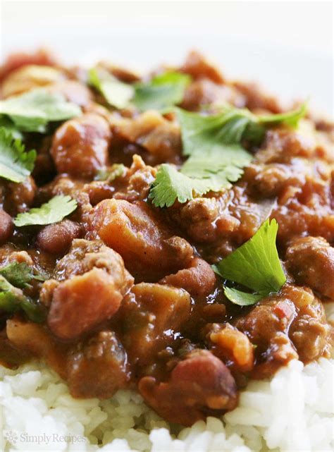 chili-beans-with-rice-recipe-simply image