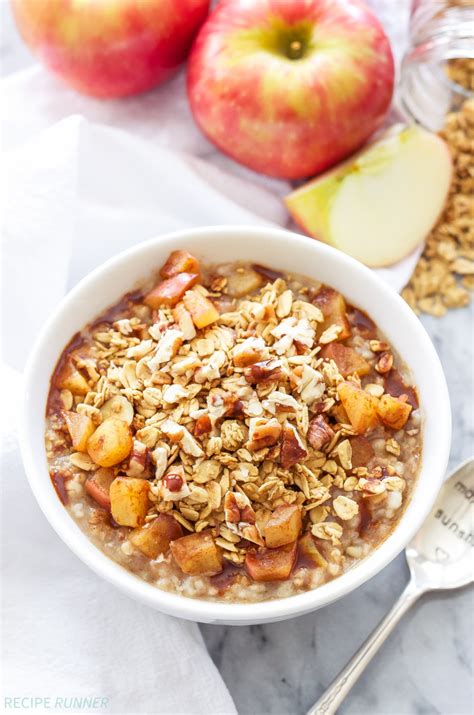 apple-crisp-steel-cut-oatmeal-recipe-runner image