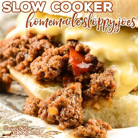 homemade-sloppy-joes-slow-cooker-recipes-that image