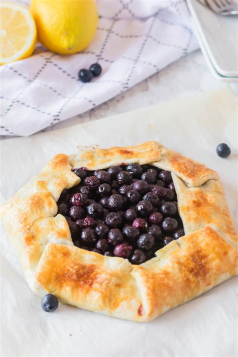 simple-rustic-blueberry-tart-recipe-in-20-minutes image