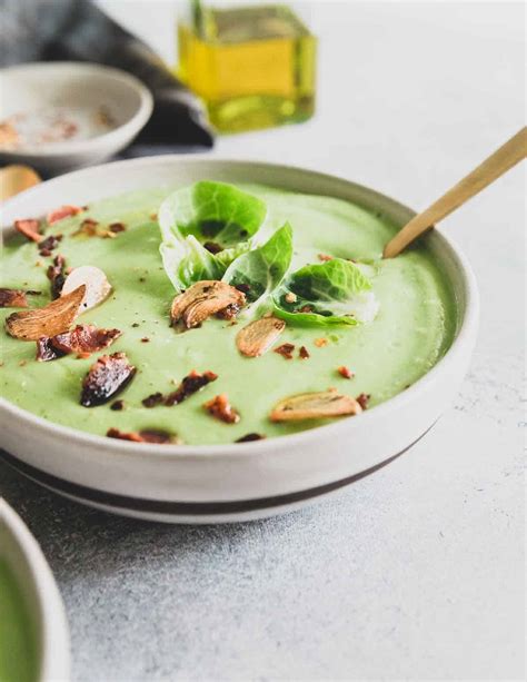 creamy-garlic-brussels-sprout-soup-running-to-the image