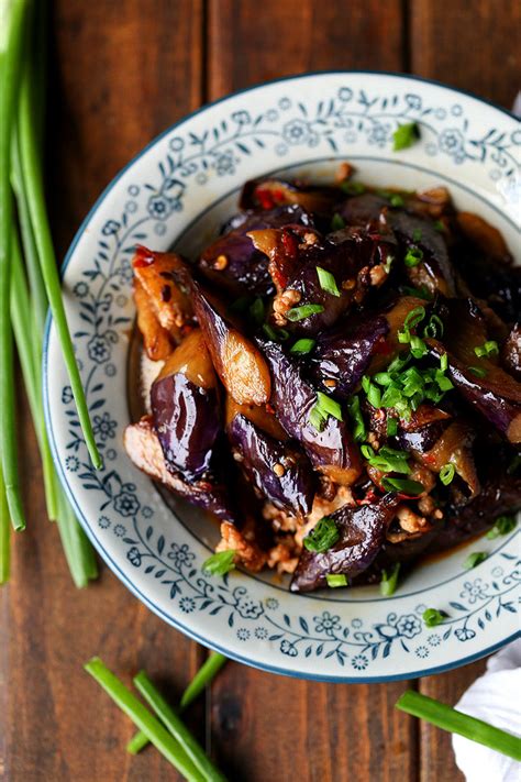 chinese-eggplants-with-minced-pork-china-sichuan image