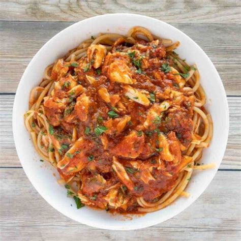 easy-pasta-with-red-crab-sauce-chef-dennis image