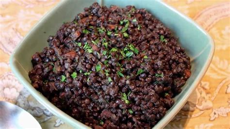 braised-black-lentils-recipe-how-to-cook-beluga-lentils image