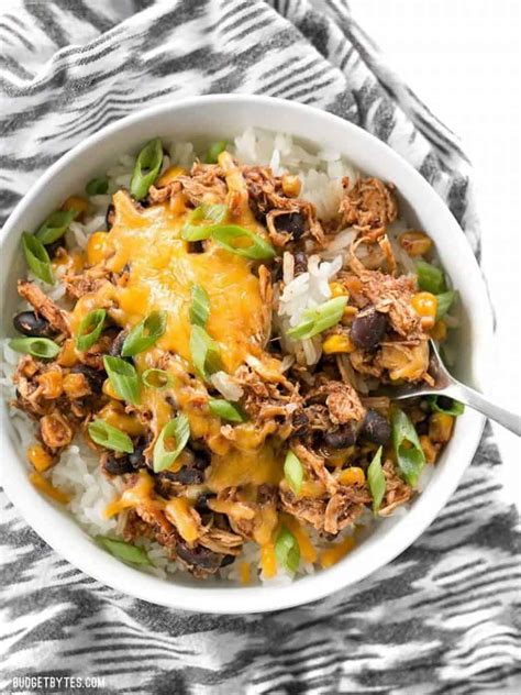slow-cooker-taco-chicken-bowls-budget-bytes image
