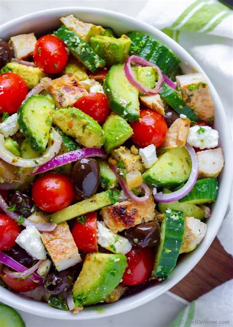 greek-chicken-cucumber-avocado-salad image