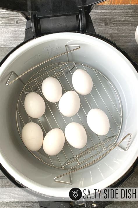 ninja-foodi-hard-boiled-eggs-salty-side-dish image