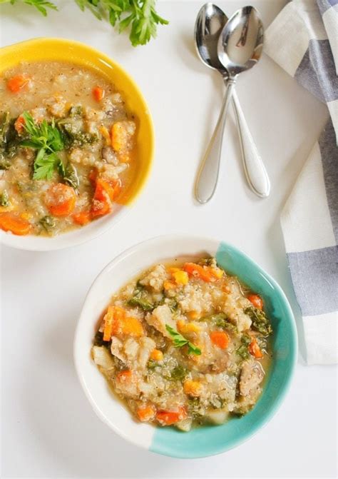 quinoa-vegetable-soup-eating-bird-food image