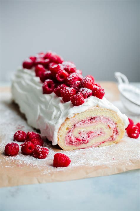 raspberry-roll-cake-a-beautiful-plate image