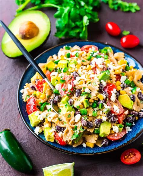 mexican-pasta-salad-wellplatedcom image