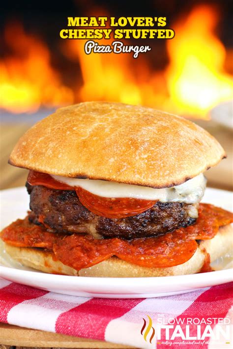 meat-lovers-cheesy-stuffed-pizza-burgers image