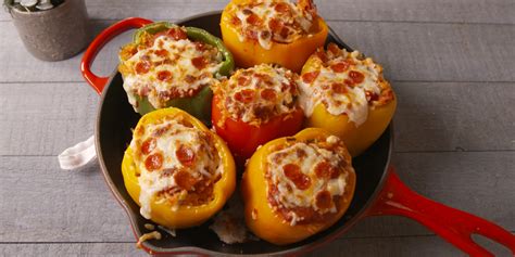 how-to-make-pizza-stuffed-peppers-delish image