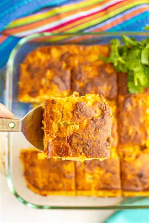 mexican-cornbread-family-food-on-the-table image