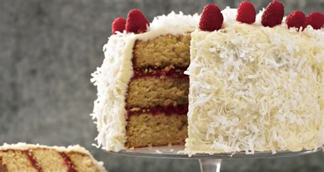 coconut-almond-cake-with-raspberry-lime-curd-filling image